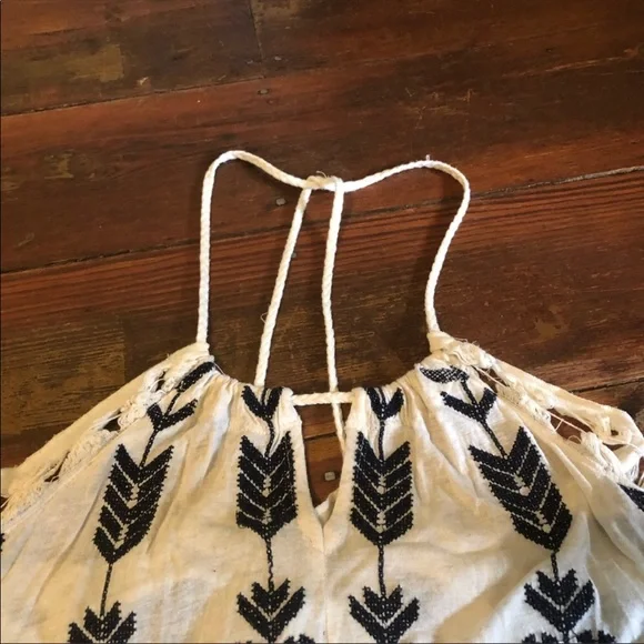 Free People Black and White Tank Top - Picture 5 of 8